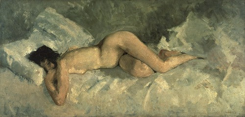 Reclining nude (circa 1887)