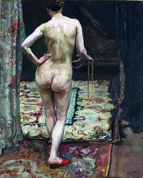 Female Nude from the Back (1905) Max Slevogt