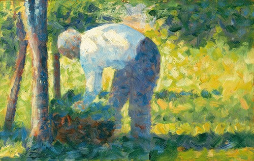 The Gardener (1882–83) by Georges Seurat