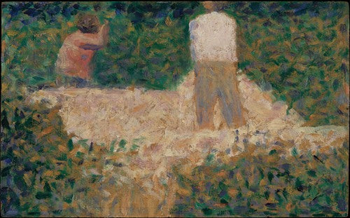 Two Stonebreakers (ca. 1881) by Georges Seurat