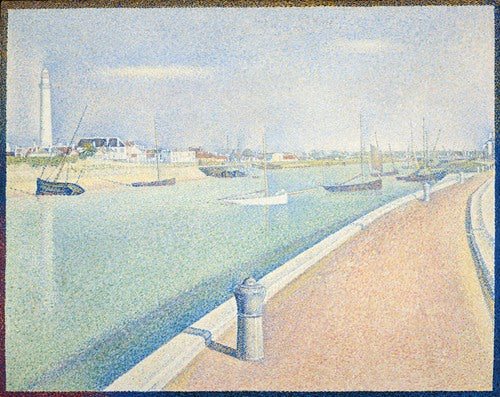 The Channel of Gravelines, Petit Fort Philippe (1890) by Georges Seurat