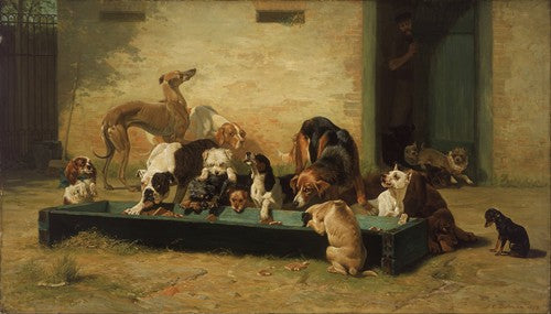 Table d’Hote at a Dogs’ Home (1879)