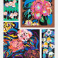 Floral Vintage Art Deco Pattern, Variation 3 by Édouard Bénédictus