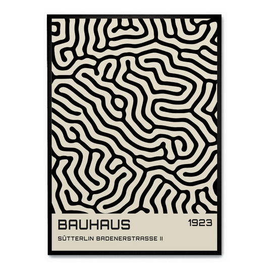 Bauhaus Black Pattern