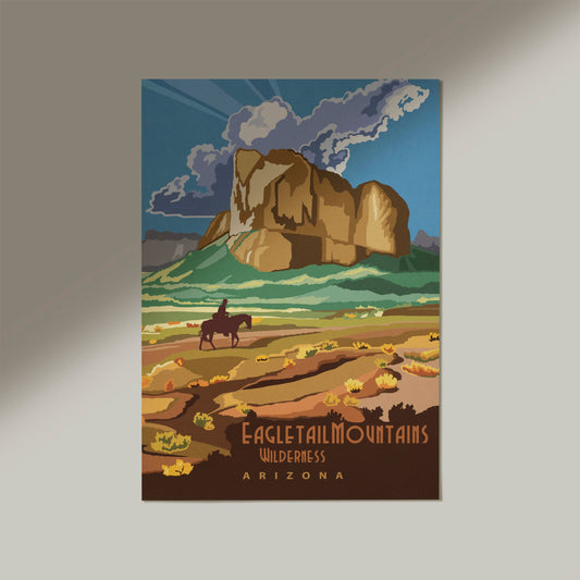 Eagletail Mountains, Arizona - National Monuments Print