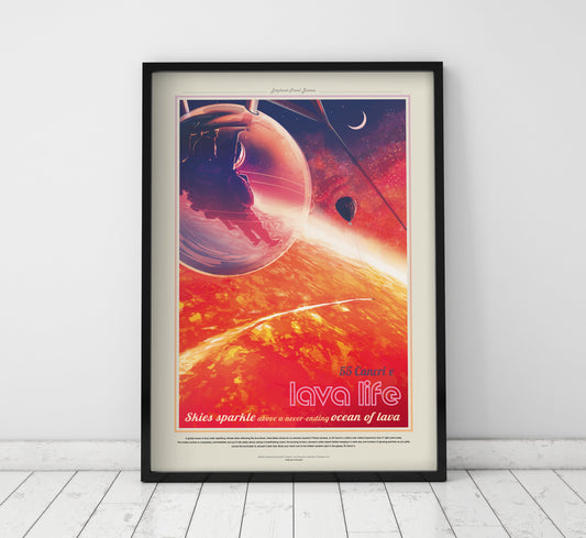 NASA Travel Poster - 55 Cancri e