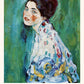 Porträt einer Dame by Gustav Klimt
