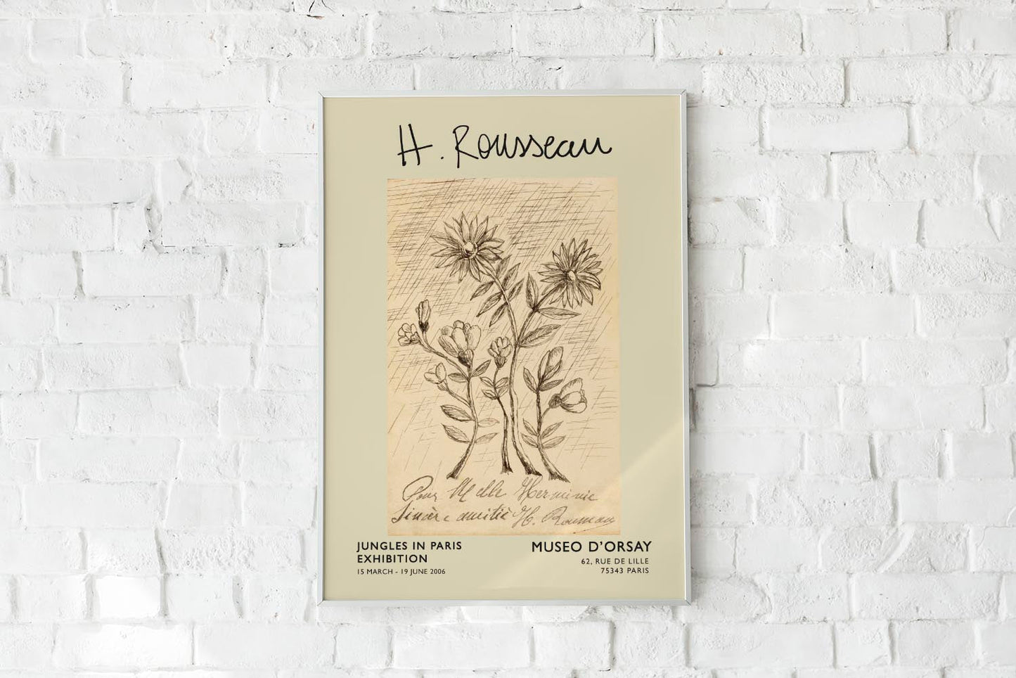 Oak Branch Rousseau Exhibition Poster