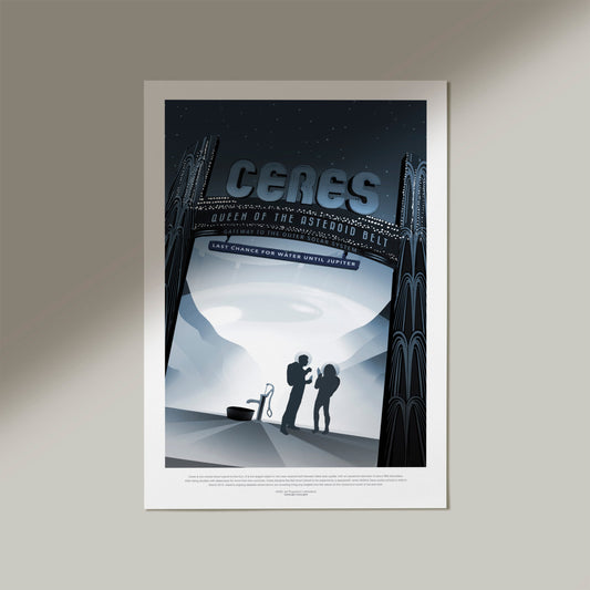 NASA Travel Poster - Ceres