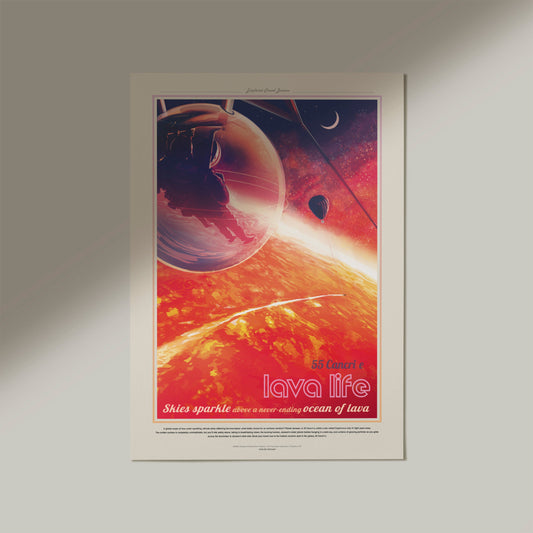 NASA Travel Poster - 55 Cancri e