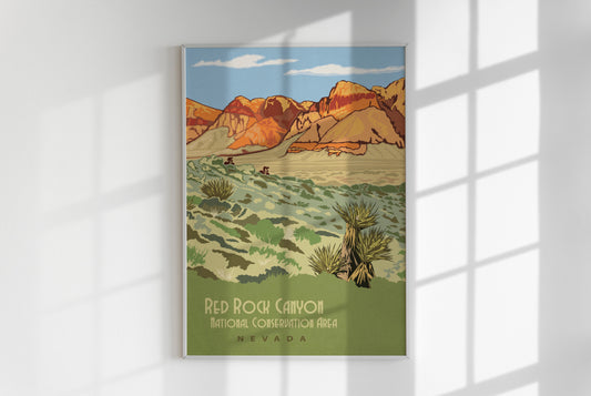 Red Rock Canyon, Nevada - National Monuments Print