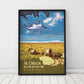 The Oregon Trail, Wyoming - National Monuments Print