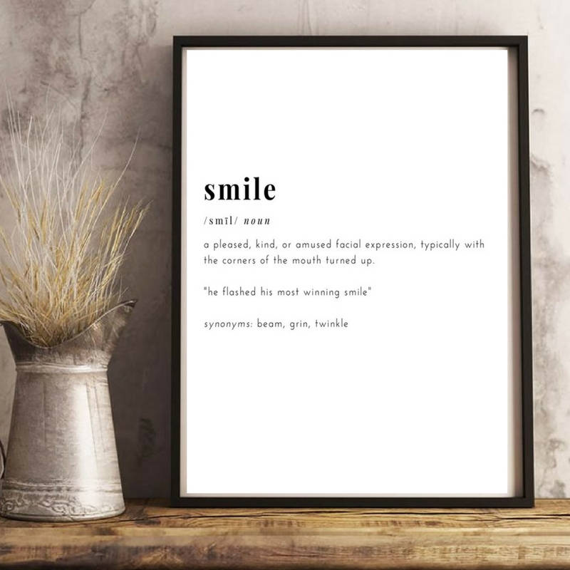 Smile Definition Printable