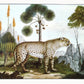 Vintage jungle cat fine art print | Animal art | Jungle Safari wall decor | Zoology illustration | Modern vintage décor | Eco-friendly gift
