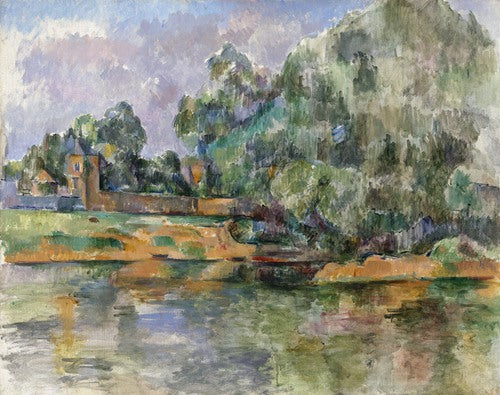 Banks of the Seine at Médan (c. 1885-1890) by Paul Cézanne