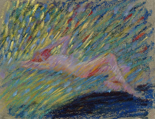 Nude lying female model (1904)