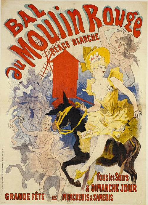Bal Au Moulin Rouge Place Blanche (1889)