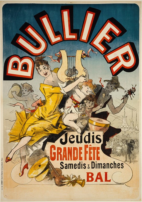 Bullier Jeudis Grande Fete Samedis And Dimanches Bal (1888)