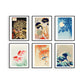 Vintage Japanese Prints - Set of 6