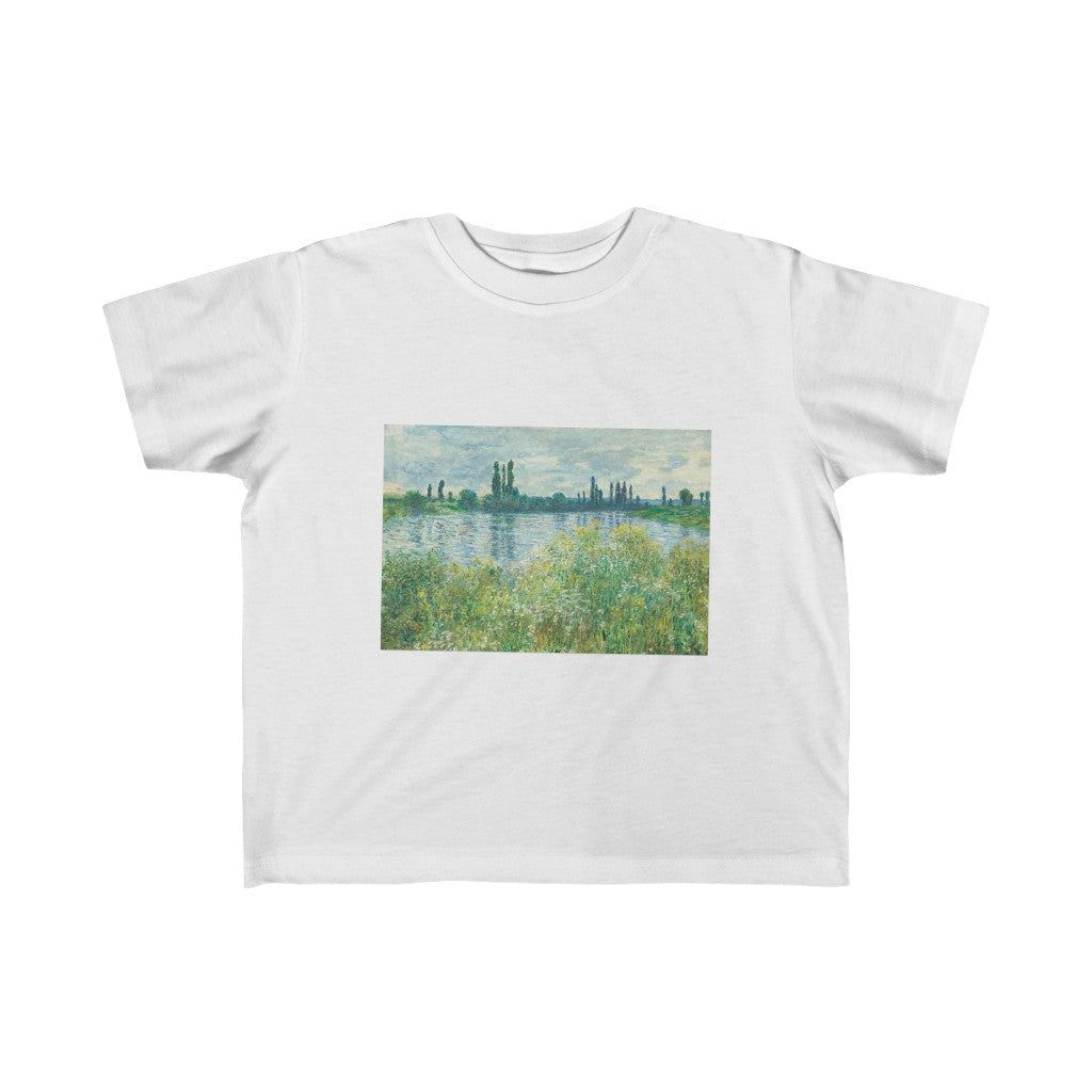 Claude Monet Landscape Painting of Seine