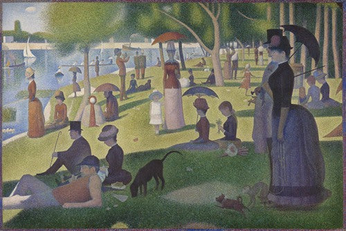 A Sunday on La Grande Jatte (1884) by Georges Seurat