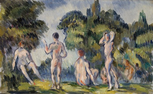 Bathers (1890) by Paul Cézanne