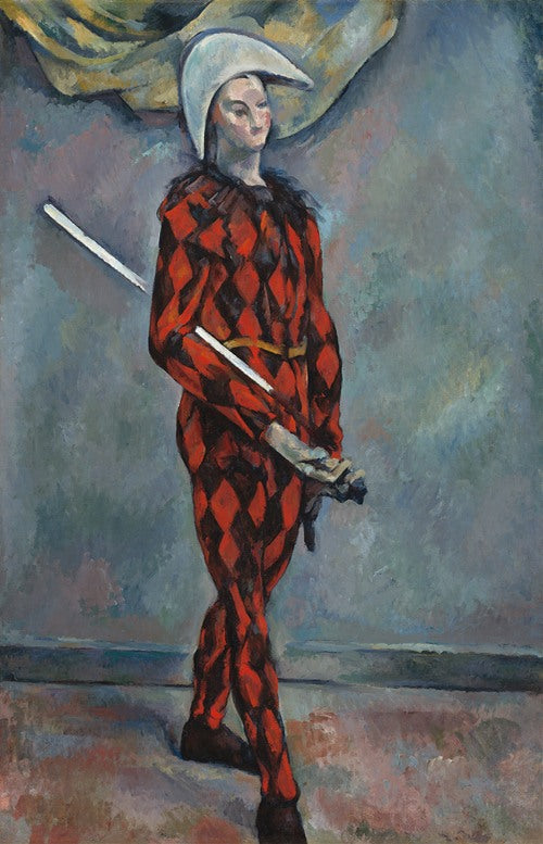 Harlequin (1888-1890) by Paul Cézanne
