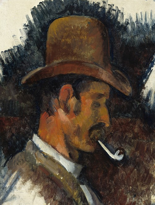 Man with Pipe (1892-1896) by Paul Cézanne