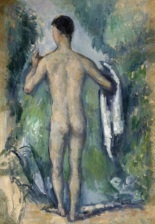 Standing Bather, Seen from the Back (1879) by Paul Cézanne
