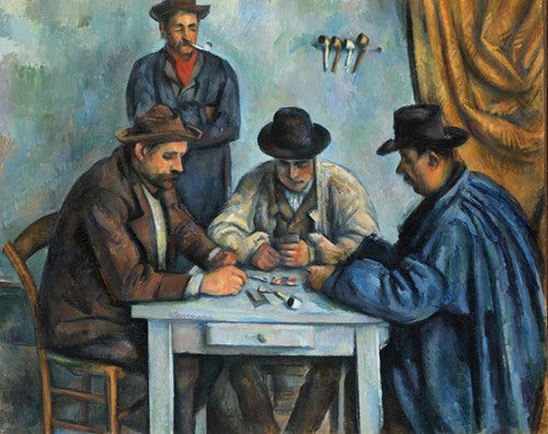 The Card Players (1890–92) by Paul Cézanne