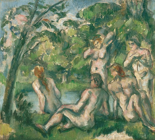Bathers 2 by Paul Cézanne