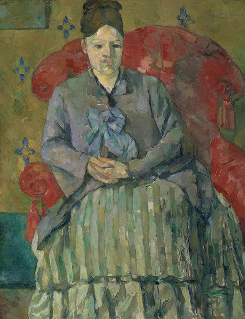 Madame Cézanne in a Red Armchair (about 1877) by Paul Cézanne