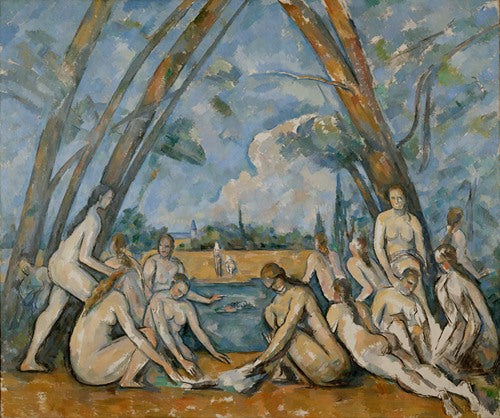 The Large Bathers by Paul Cézanne