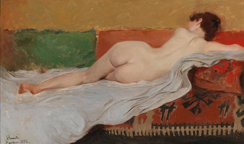 Rear View of a Female Nude (1886)