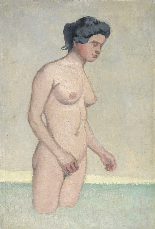 Standing Female Swimmer In Profile (1918)