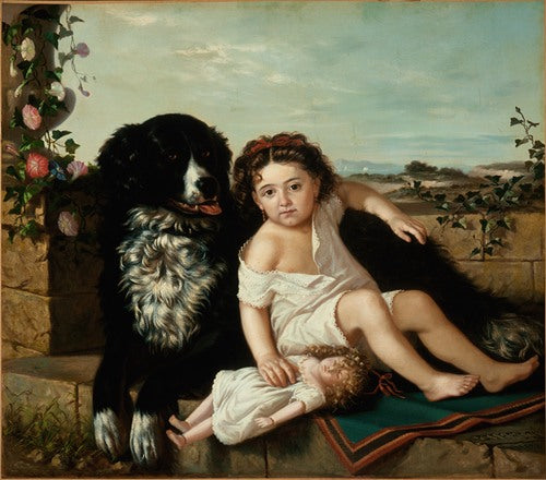 Portrait of a Girl wth Dog (1879)