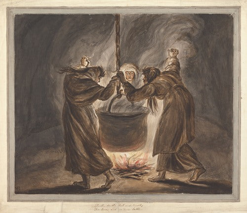 The Three Witches from Macbeth; Double, Double, Toil and Trouble (1781)