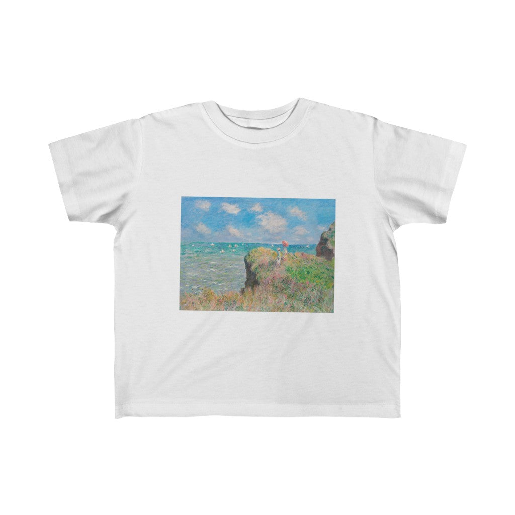 Impressionist Landscape - Cliffs and Ocean - by Claude Monet