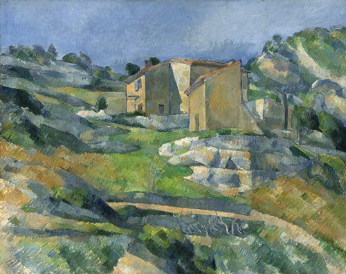 Houses in Provence – The Riaux Valley near L’Estaque (c. 1883) by Paul Cézanne