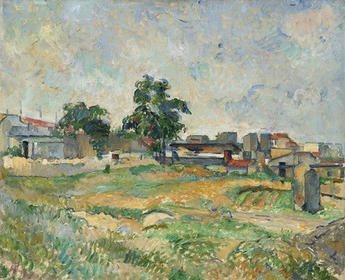 Landscape near Paris (c. 1876) by Paul Cézanne