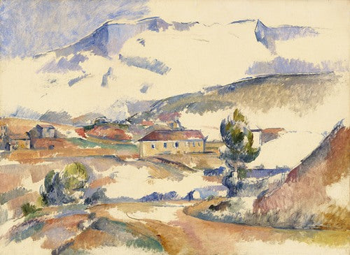 Montagne Sainte-Victoire,from near Gardanne (c. 1887) by Paul Cézanne