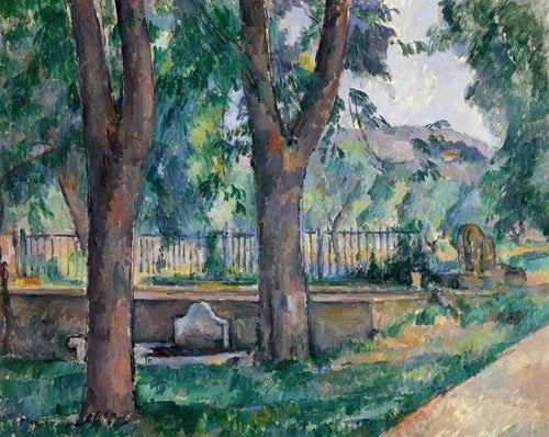 The Pool at Jas de Bouffan (ca. 1885–86) by Paul Cézanne