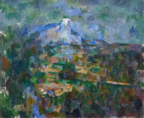 The Mont Sainte-Victoire Seen From Les Lauves (1904) by Paul Cézanne