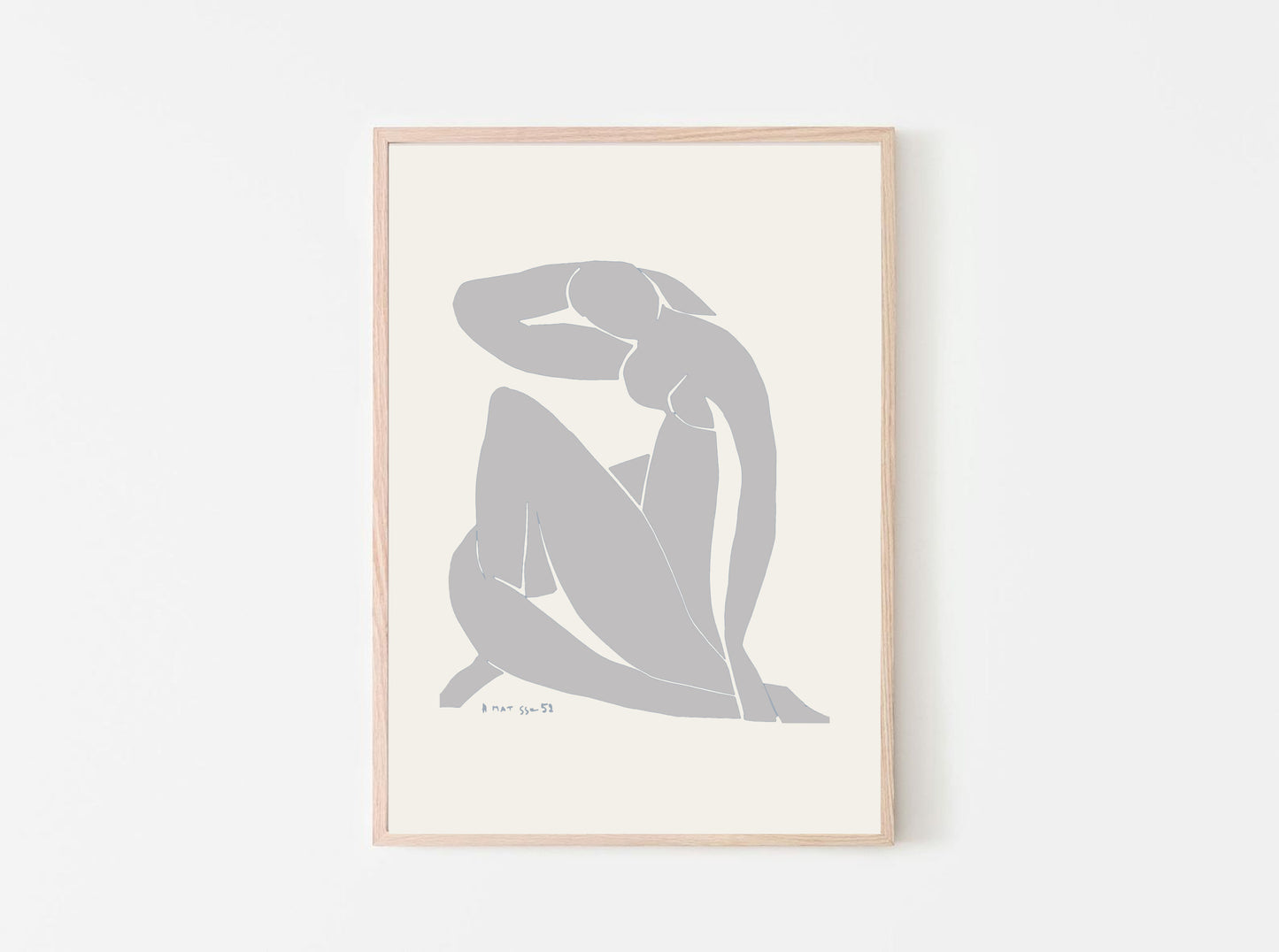 Henri Matisse Inspired Nude in Neutral (Digital Download)