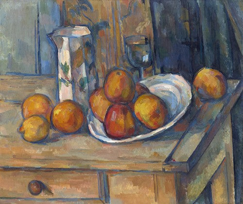 Still Life with Milk Jug and Fruit (c. 1900) by Paul Cézanne