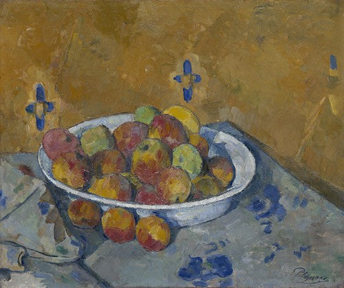The Plate of Apples (c. 1877) by Paul Cézanne