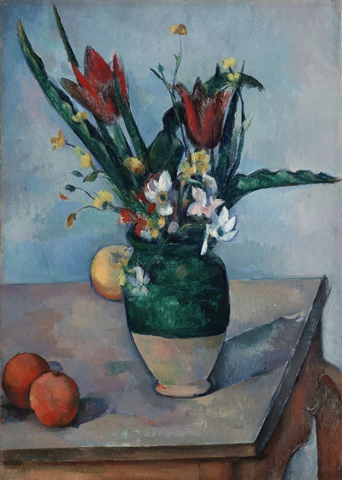 The Vase of Tulips (c. 1890) by Paul Cézanne