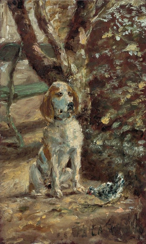 The Artist’s Dog Flèche (c. 1881)