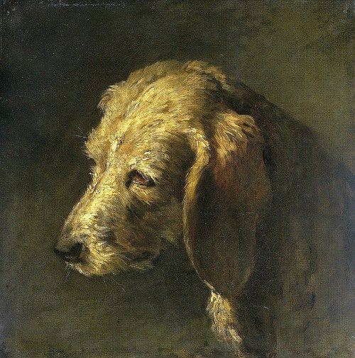 Head of a Dog (c. 1820 - c. 1845)