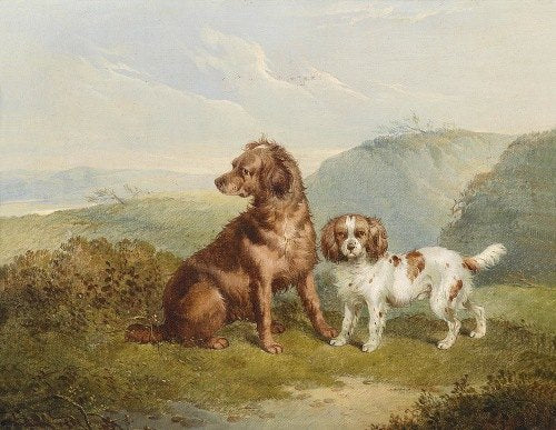 Two dogs (1857)